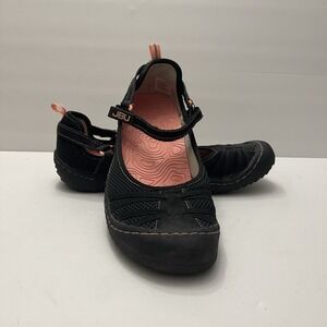 JBU by Jambu Malibu Vegan Shoes Water Ready Black Pink Mary Jane Womens 10M